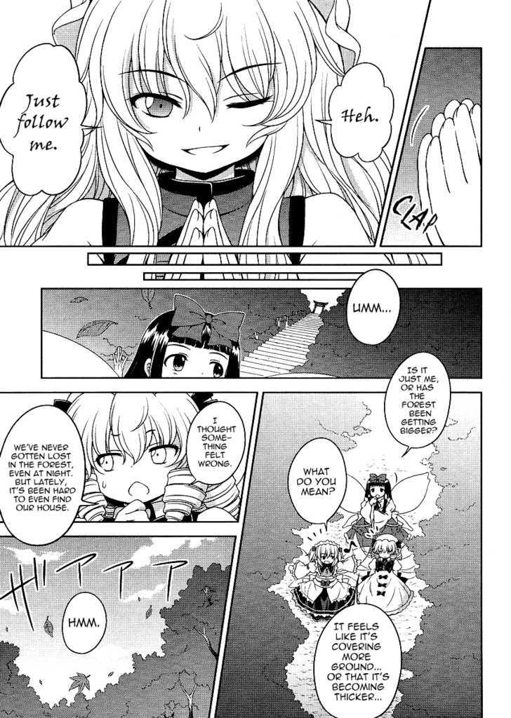 Touhou Sangetsusei: Strange And Bright Nature Deity - Vol.3 Chapter 23 : The Two Worlds (Part 1)