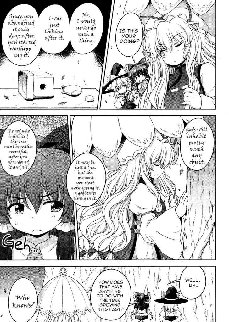 Touhou Sangetsusei: Strange And Bright Nature Deity - Vol.3 Chapter 23 : The Two Worlds (Part 1)