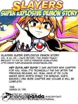 Choubaku Mahouden Slayers - Chapter 43 : Lina's Return - The Grand Finale