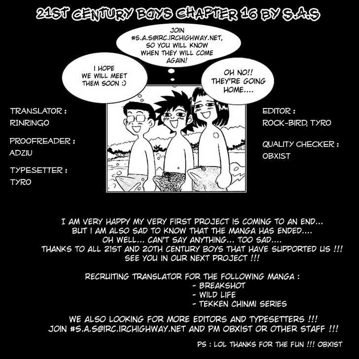 21St Century Boys - Vol.2 Chapter 16 : 20Th Century Boys