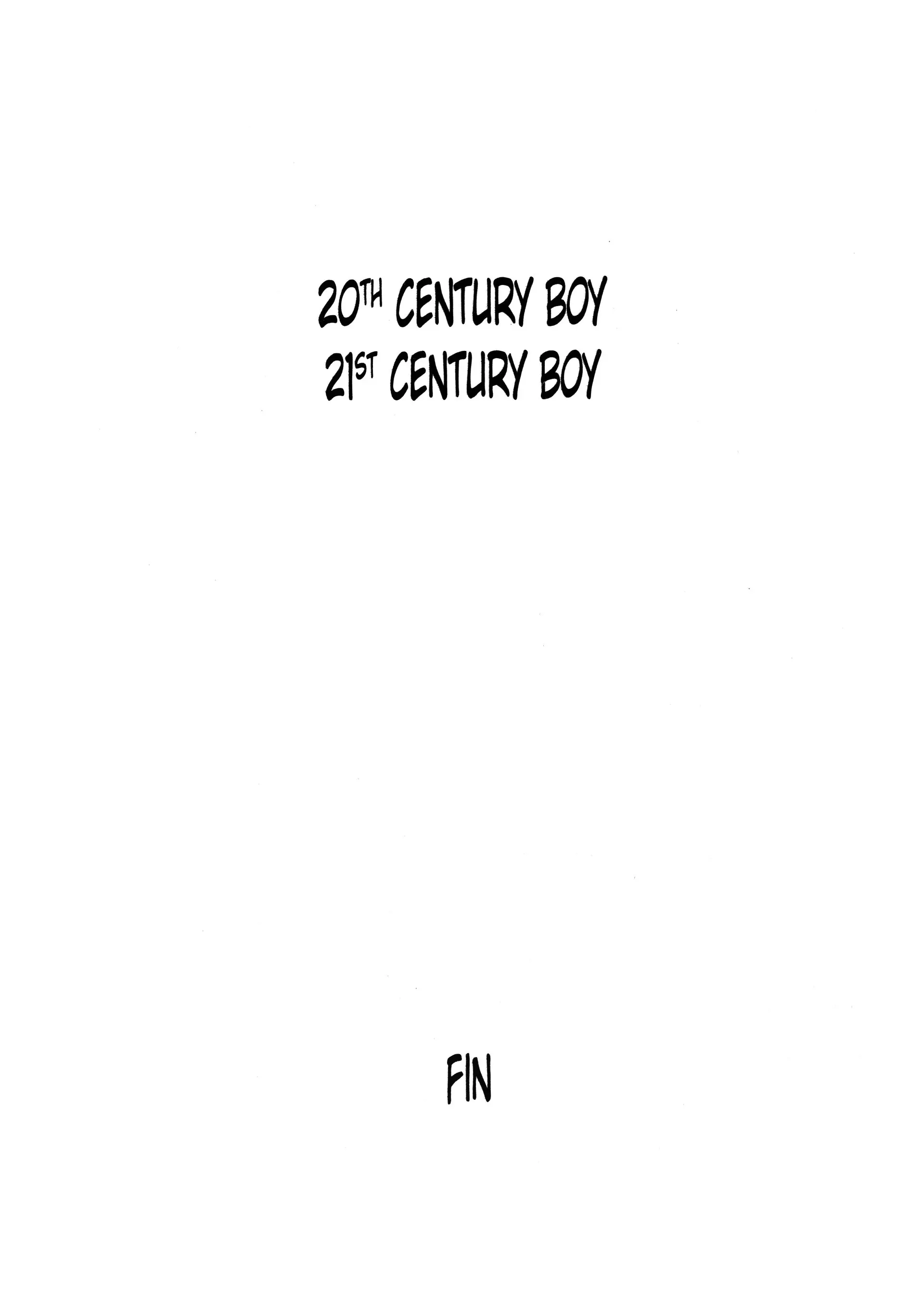 21St Century Boys - Vol.2 Chapter 16.5: 20Th Century Boy - Perfect Edition Ending