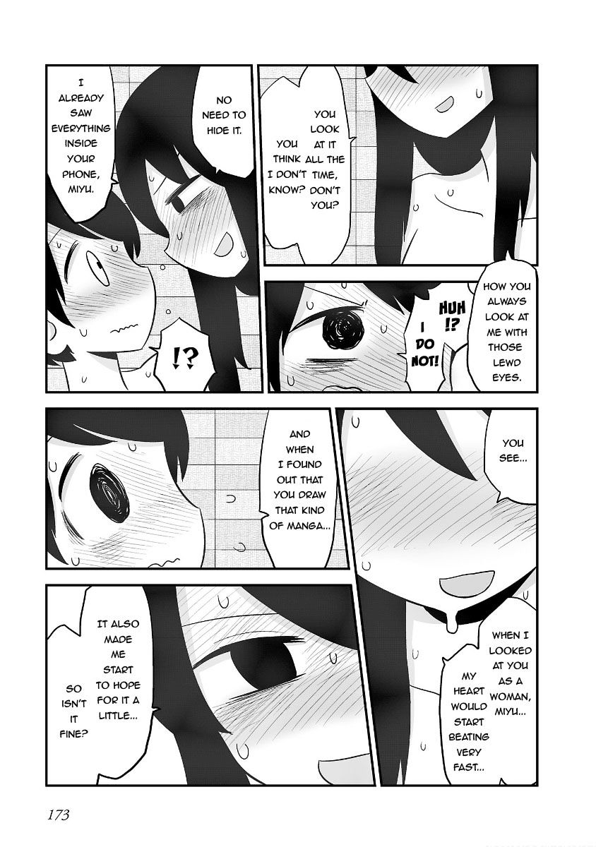 Met My Sister On A Dating Site - Chapter 10.9 : My Sister Found Out That I Draw Yuri Manga