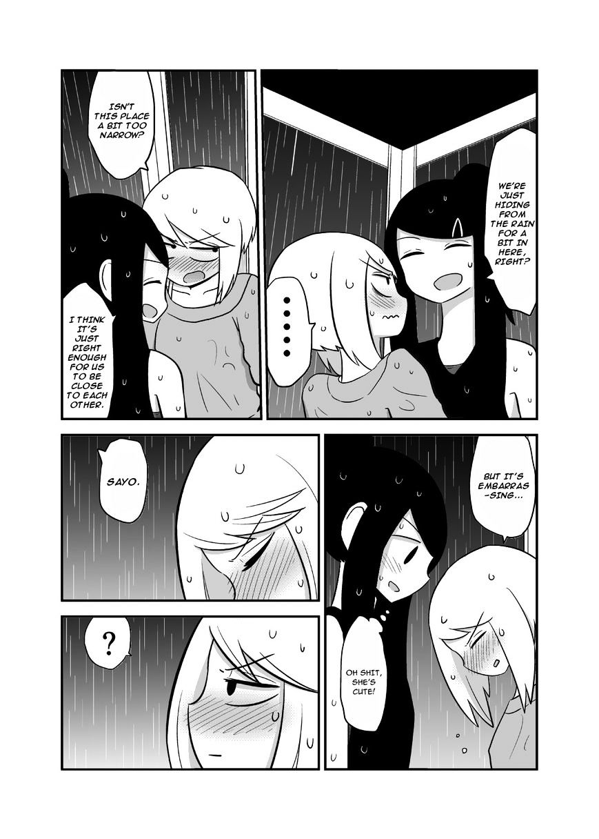 Met My Sister On A Dating Site - Chapter 10.2 : Doing Yuri In A Phone Booth In The Rain