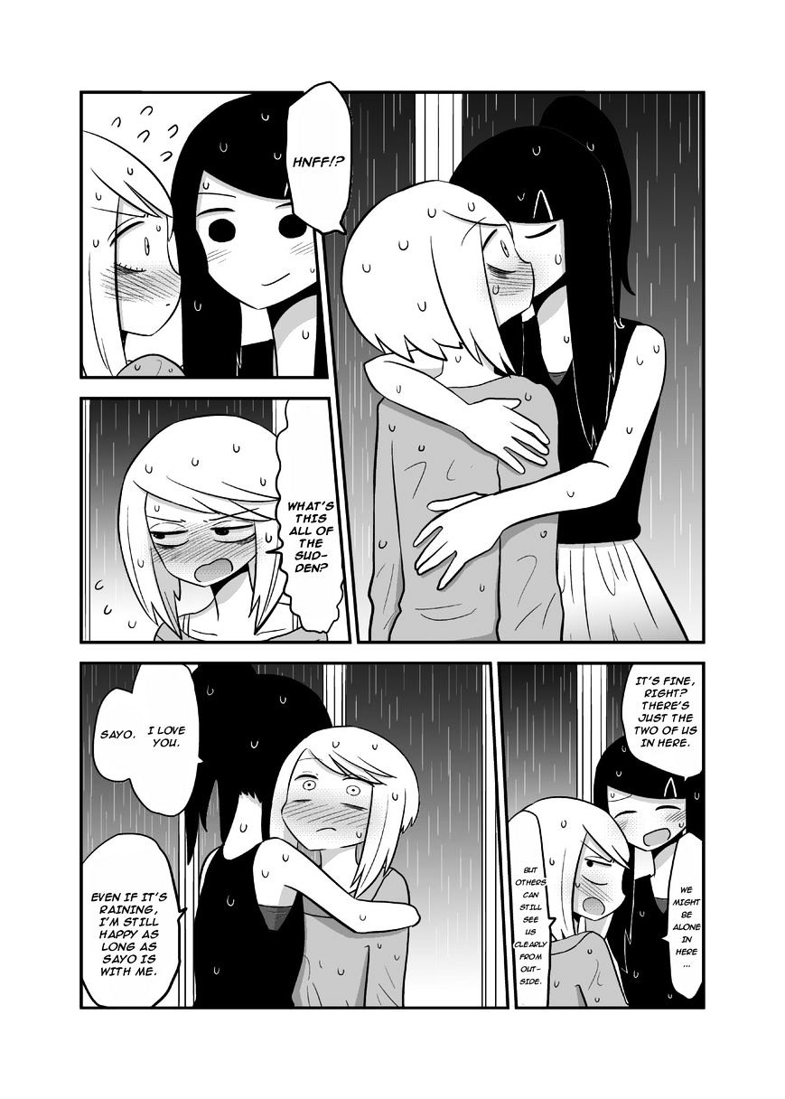 Met My Sister On A Dating Site - Chapter 10.2 : Doing Yuri In A Phone Booth In The Rain