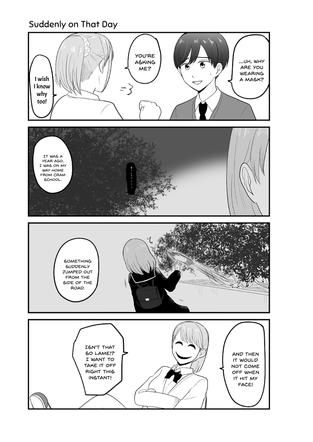 Kamen No Kanojo - Vol.1 Chapter 1