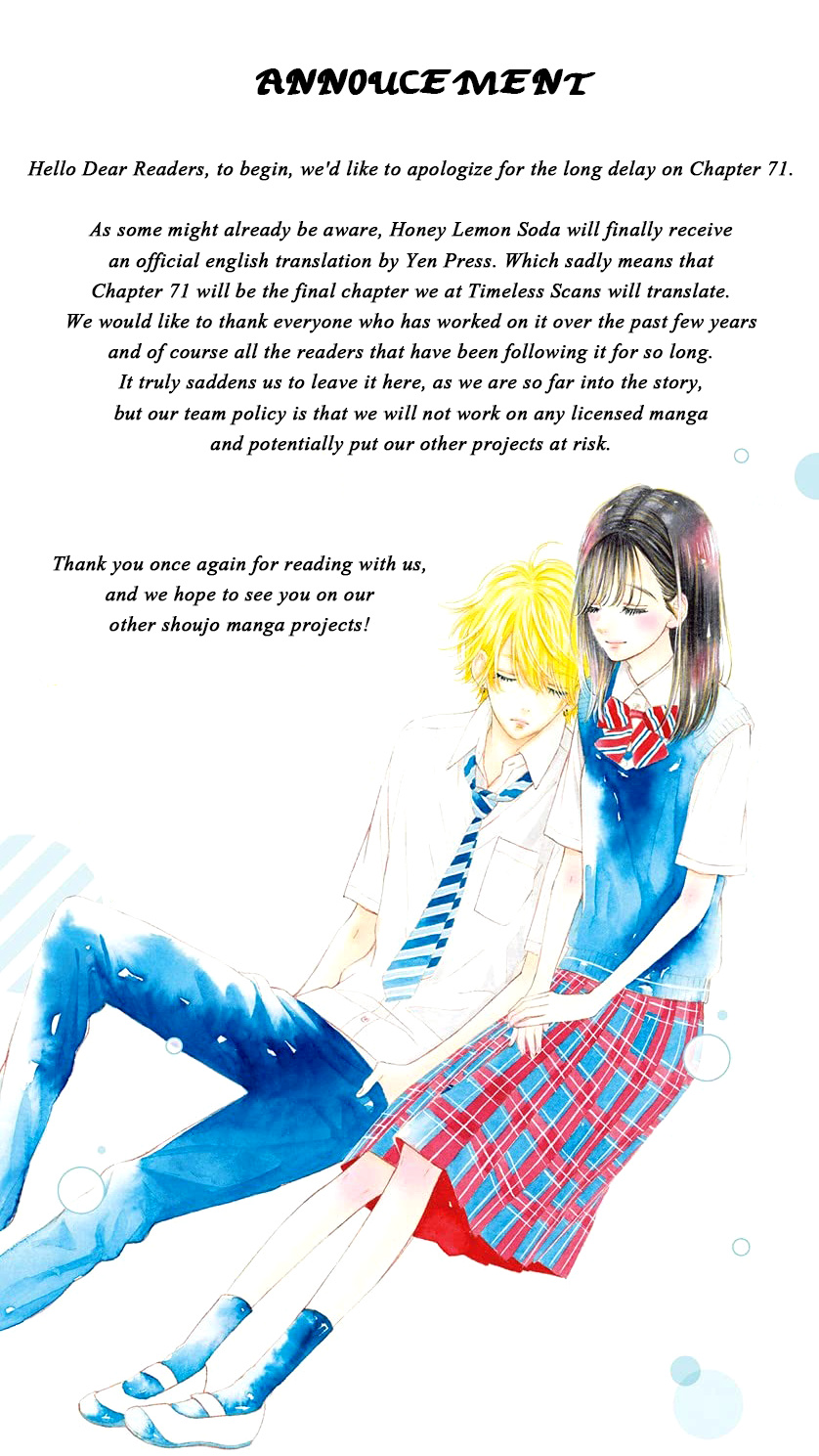 Honey Lemon Soda - Vol.18 Chapter 71