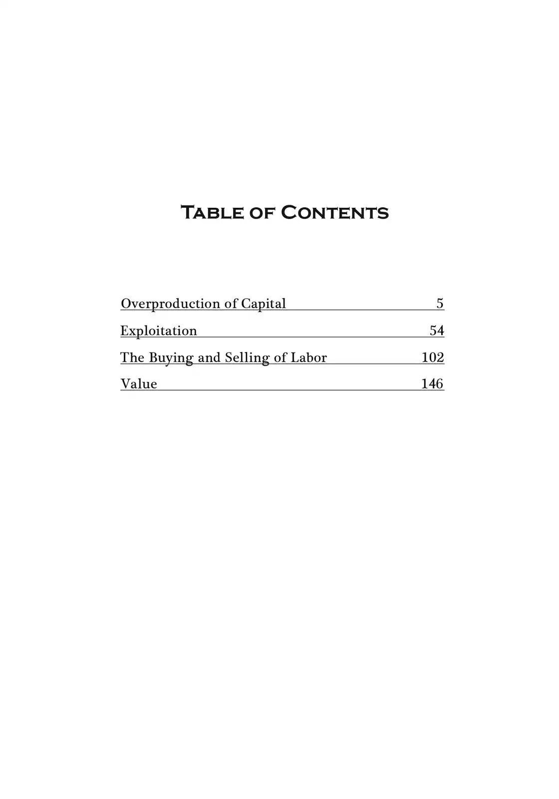 Das Kapital - Vol.1 Chapter 1: Overproduction Of Capital