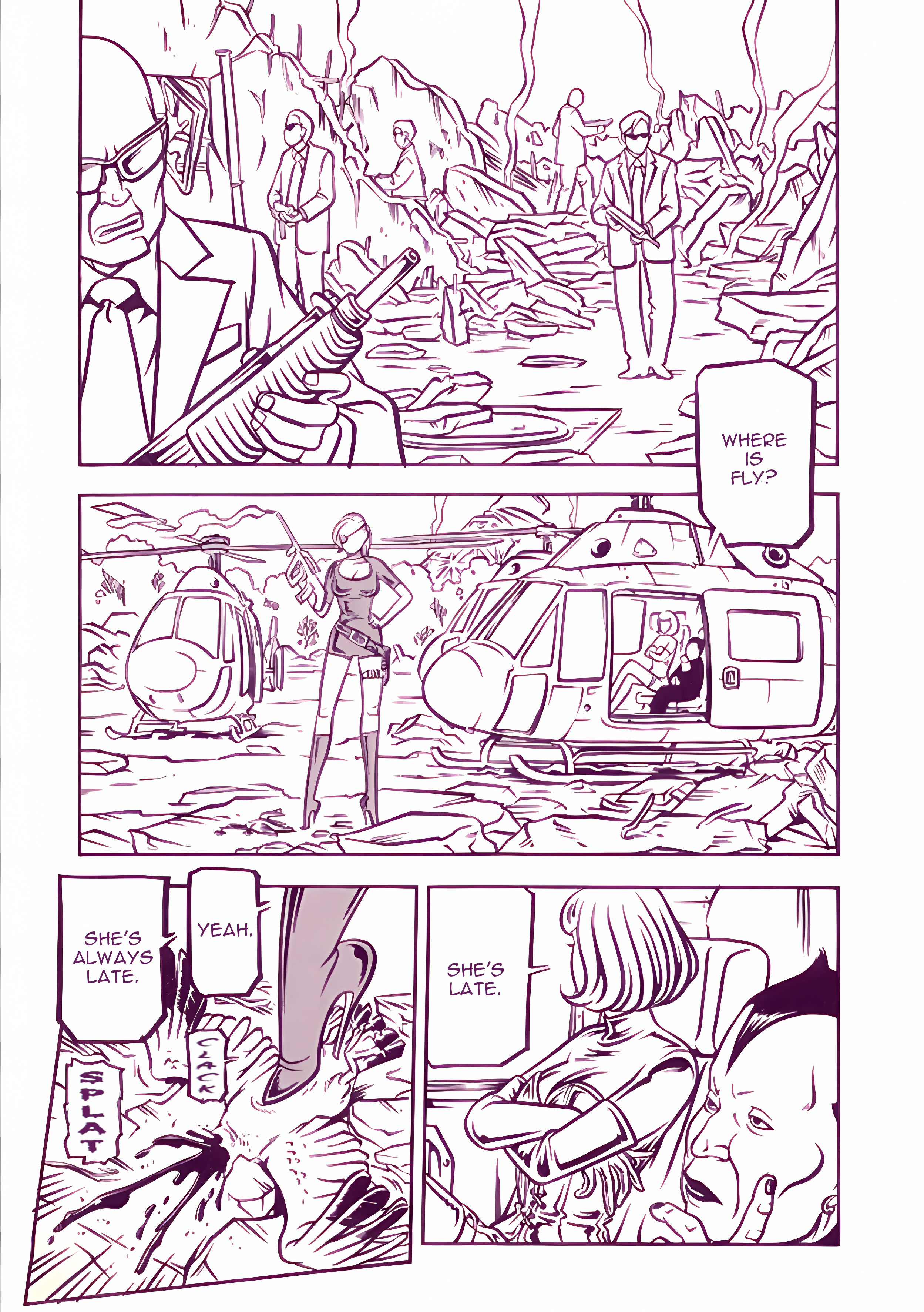 Bambi And Her Pink Gun - Vol.5 Chapter 33: Military Island In Flames