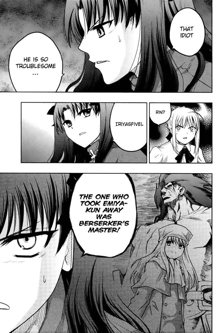 Fate/Stay Night - Vol.11 Chapter 51 : Abduction