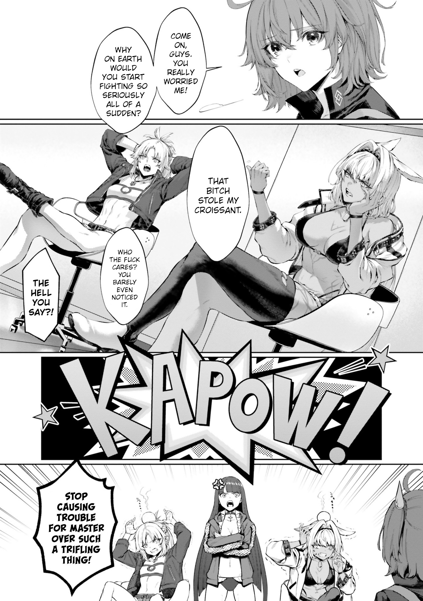 Fate/Grand Order Gouka Kenran Mugetsu Sakuhinshuu - Chapter 4: Mordred Vs Caenis