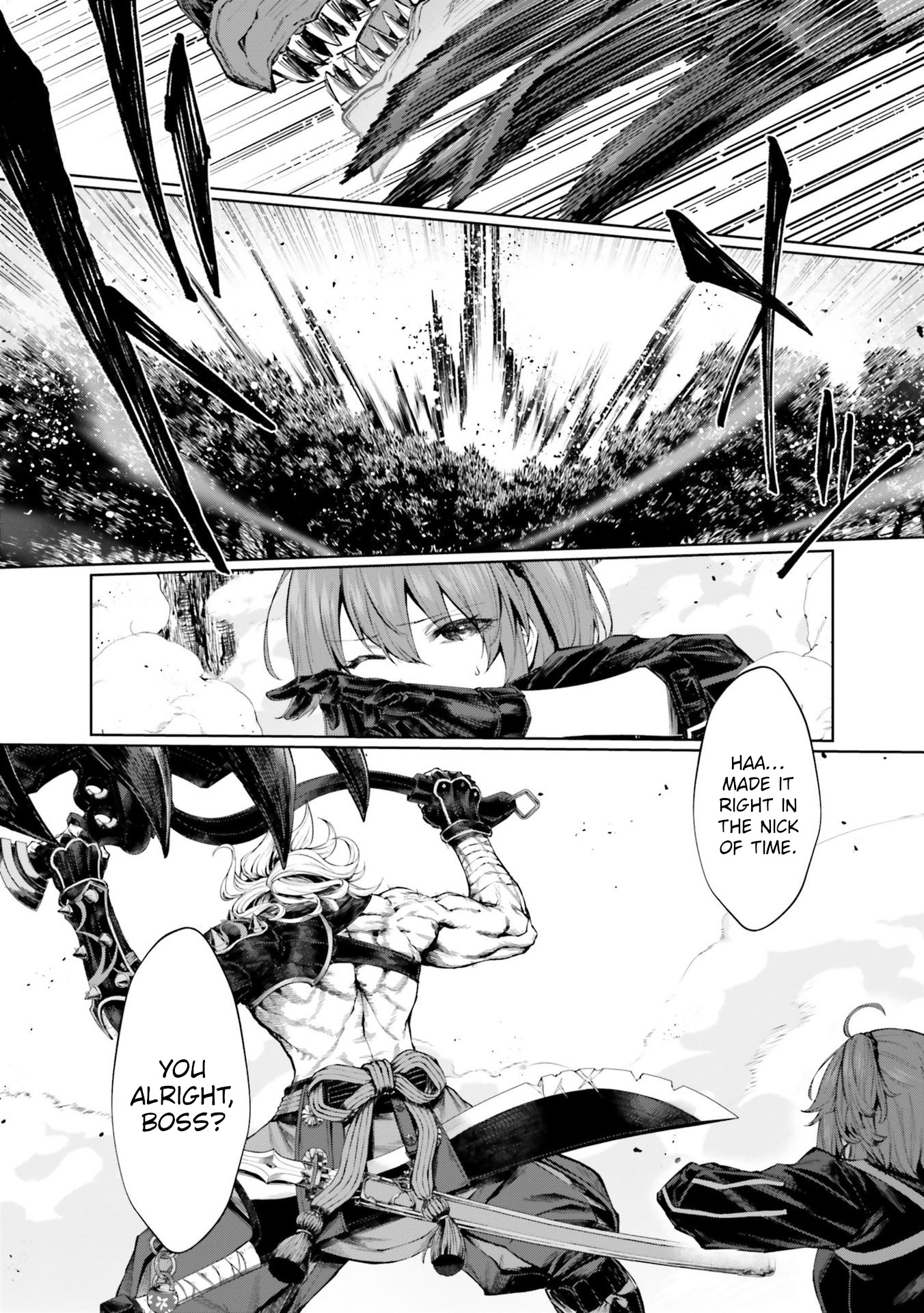 Fate/Grand Order Gouka Kenran Mugetsu Sakuhinshuu - Chapter 5: Genji Vs Dragon