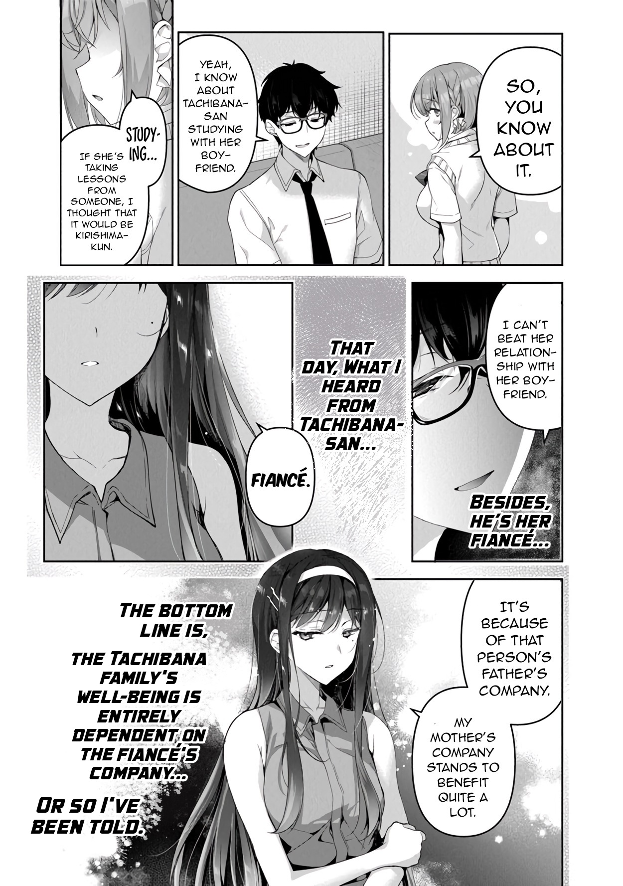 I Don't Mind Being Second Girlfriend - Chapter 4.1: The Nameless Letter