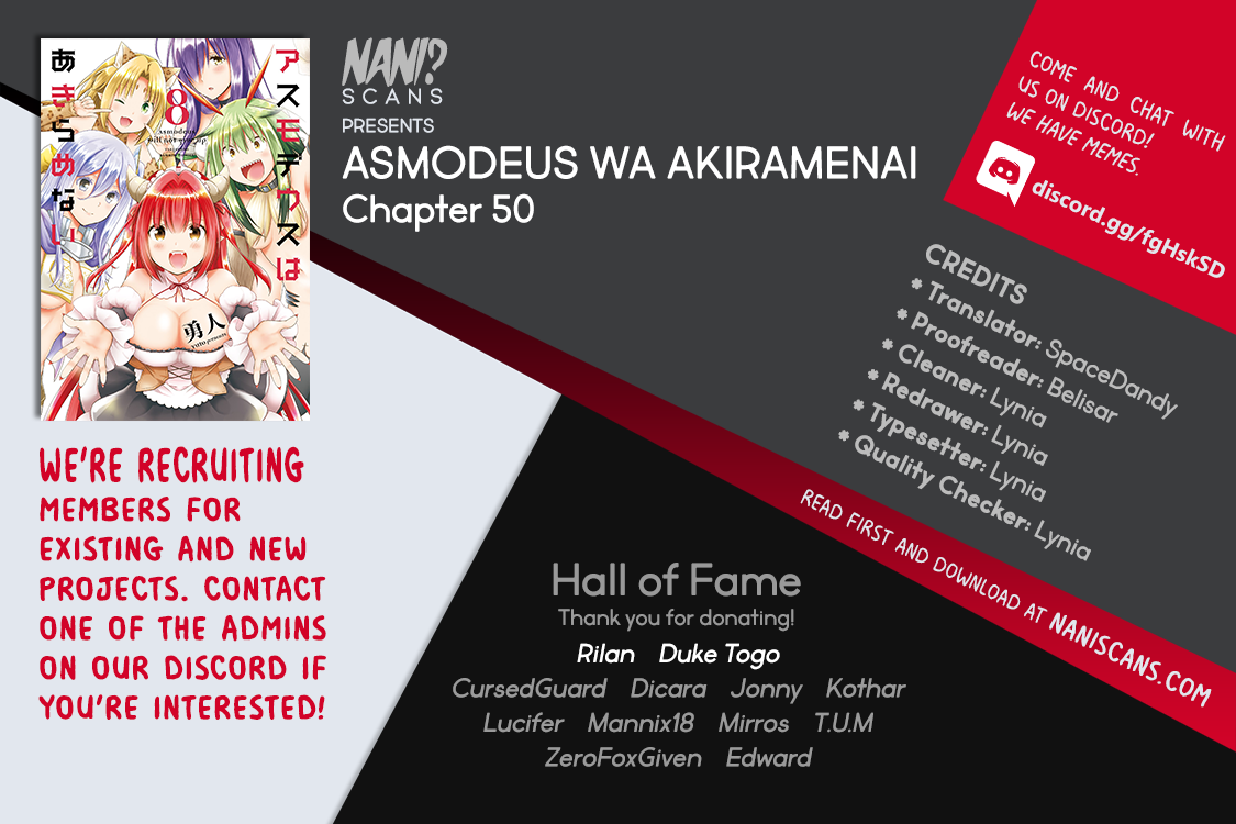 Asmodeus Wa Akiramenai - Chapter 50: The Dream Solomon Couldn’t Bring To Fruition