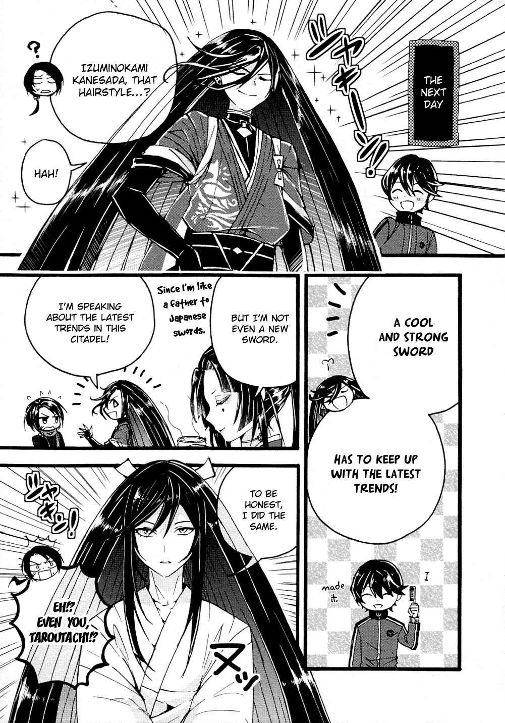 Touken Ranbu Anthology ~ Records Of Fresh Breeze~ - Chapter 13: The Citadel Hairdressing Salon (By Katsusaki Hiro)