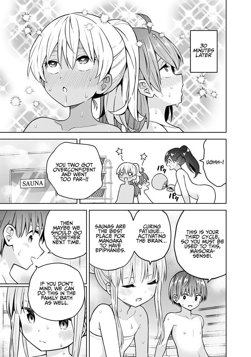 Saotome Shimai Ha Manga No Tame Nara!? - Vol.9 Chapter 75: If Maisora Angel Did It For The Market Bathhouse!?