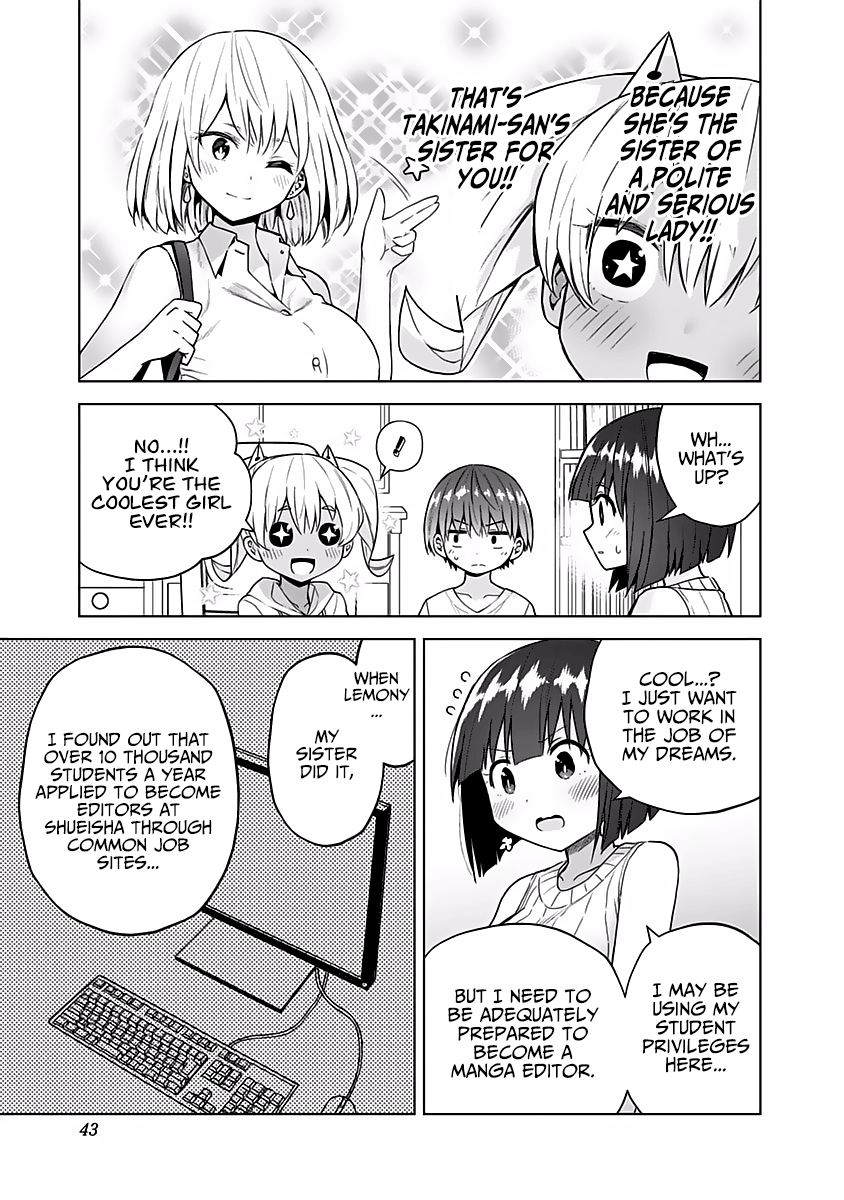 Saotome Shimai Ha Manga No Tame Nara!? - Vol.6 Chapter 48: If Takinami Pine Does It For Self Assessment!?