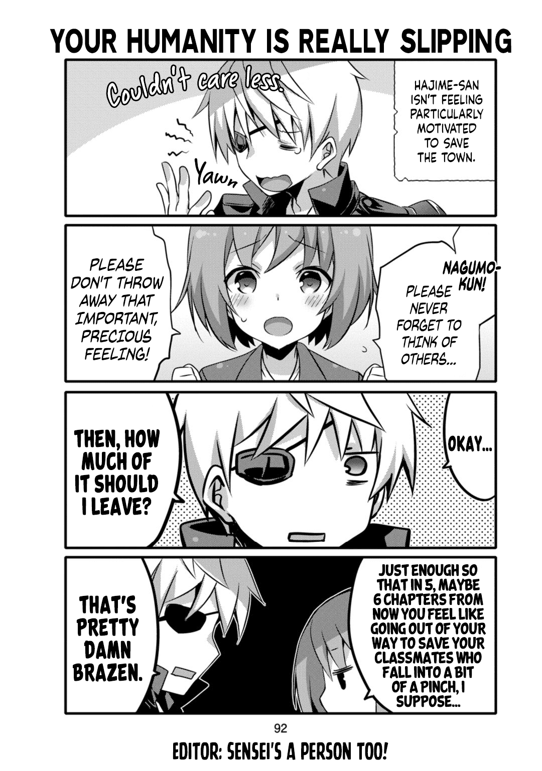 Arifureta: I Love Isekai - Chapter 8: Dragonman Onee-San Part 1