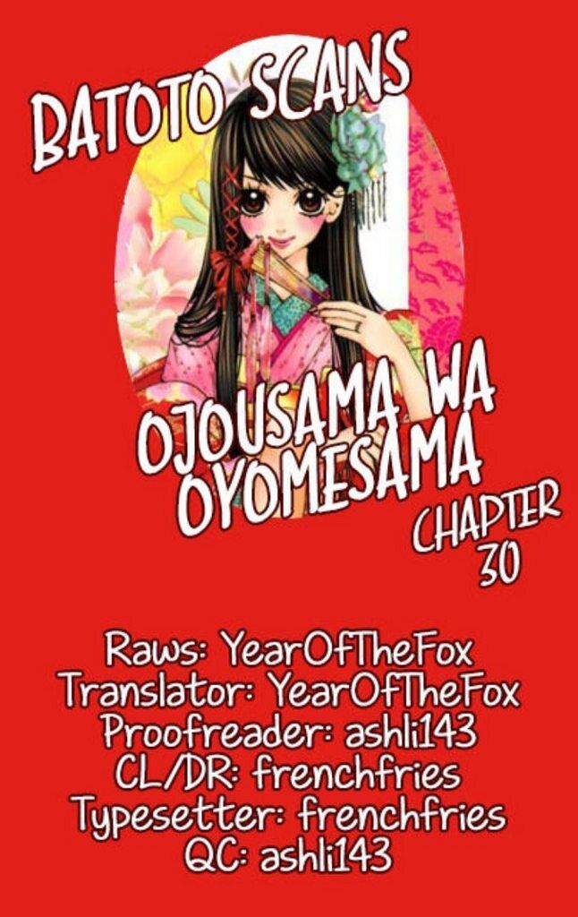 Ojousama Wa Oyomesama - Chapter 30