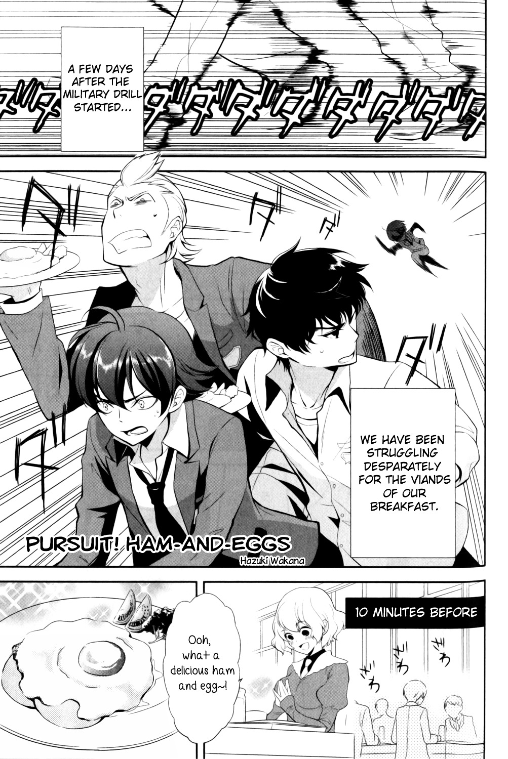 Kakumeiki Valvrave Anthology Comic - Vol.1 Chapter 5 : Pursuit! Ham-And-Eggs