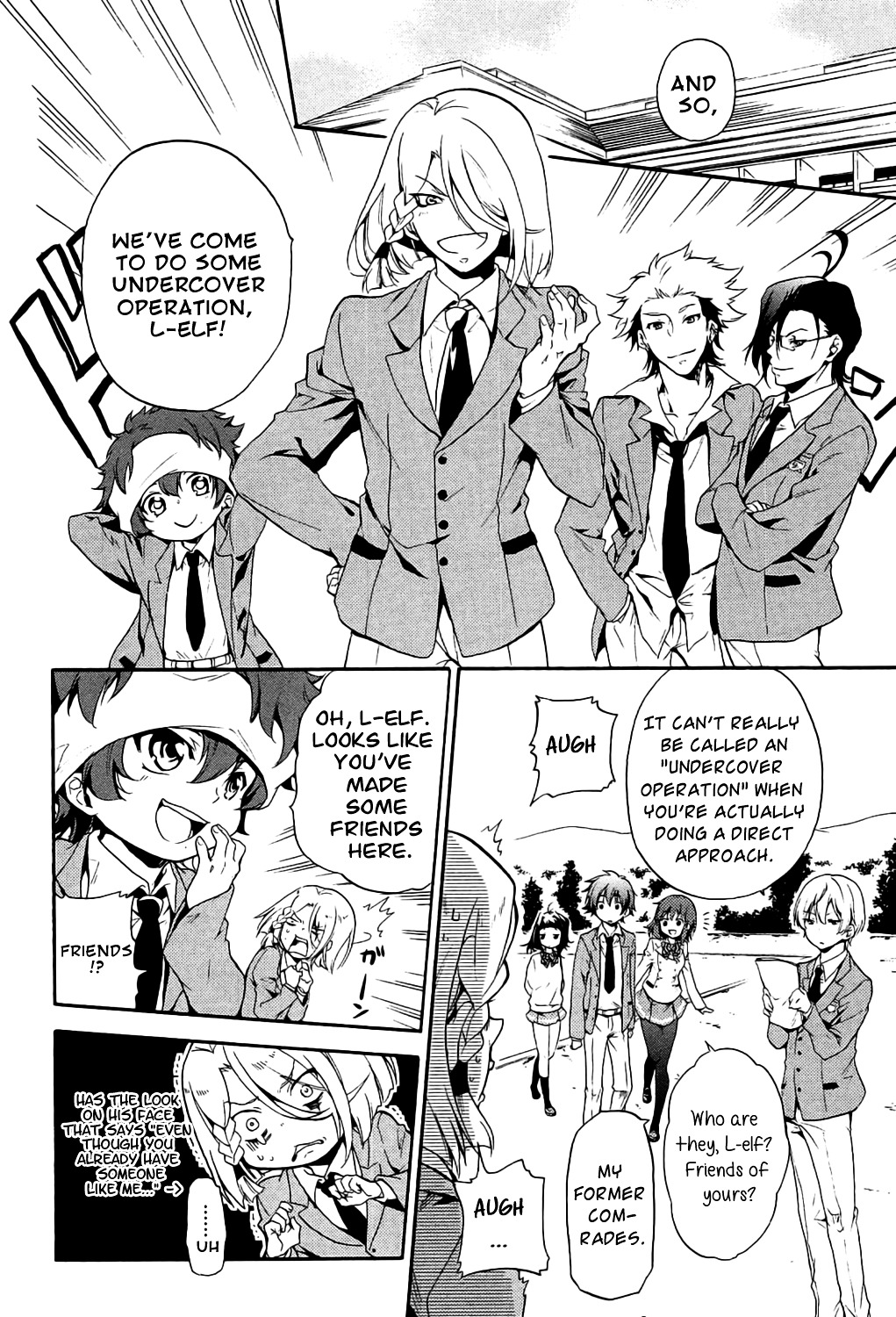 Kakumeiki Valvrave Anthology Comic - Vol.1 Chapter 8 : A-Drei S Trial Enrollment