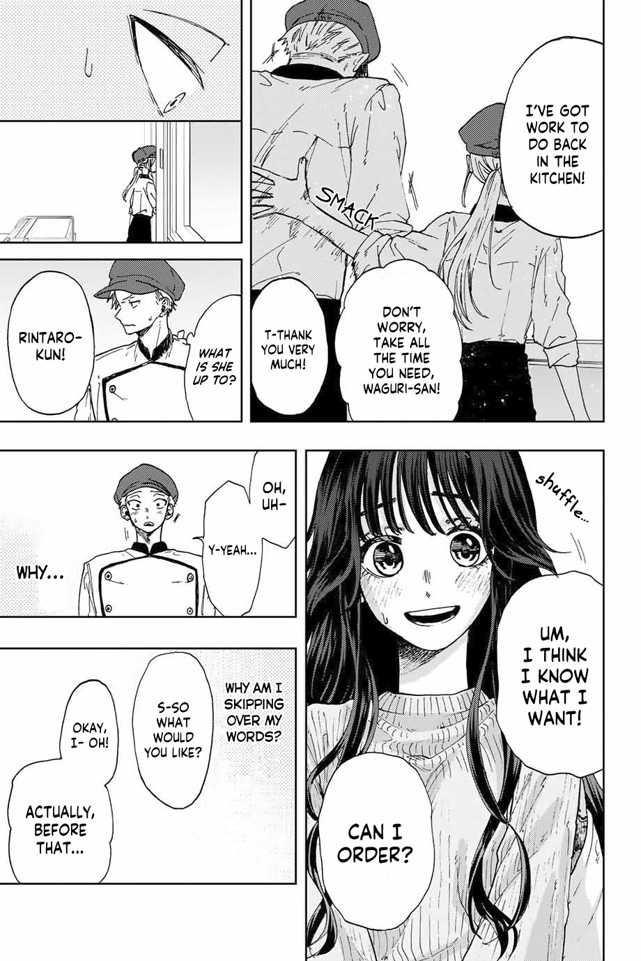 Kaoru Hana Wa Rin To Saku - Vol.2 Chapter 9: Because Of Waguri-San