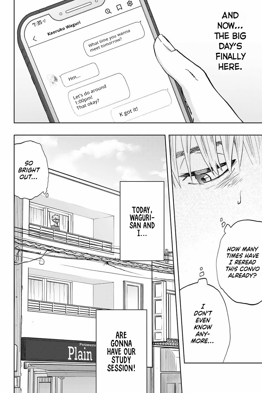 Kaoru Hana Wa Rin To Saku - Vol.1 Chapter 5: Study Buddies