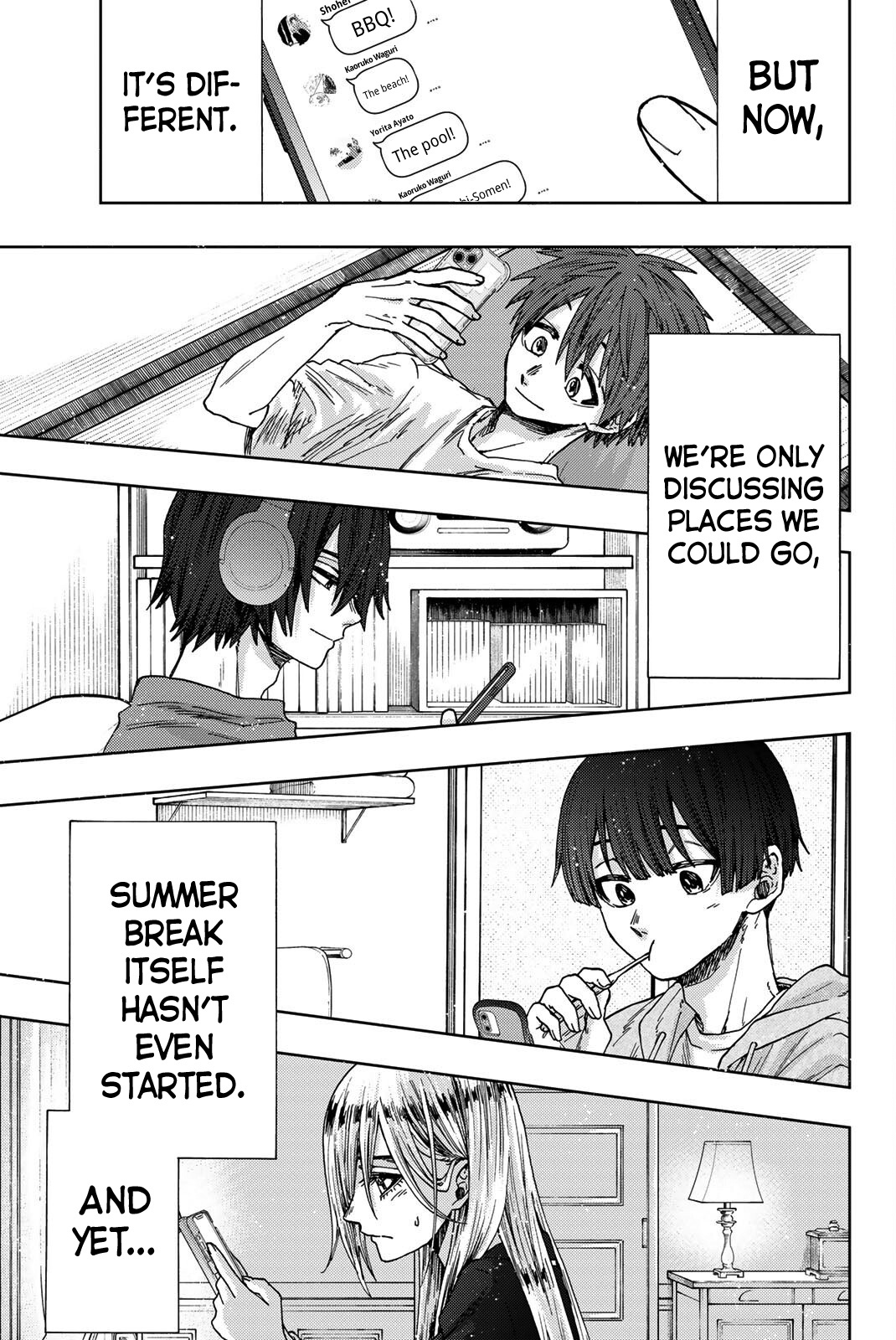 Kaoru Hana Wa Rin To Saku - Vol.4 Chapter 27: Group Chat