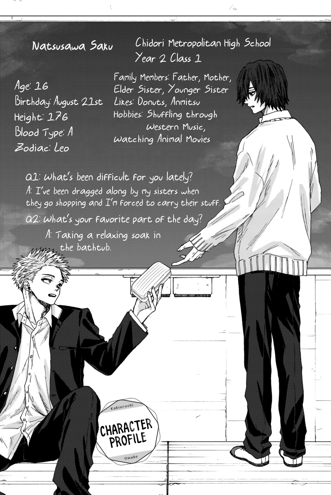 Kaoru Hana Wa Rin To Saku - Vol.2 Chapter 13.5: Extras Volume 2