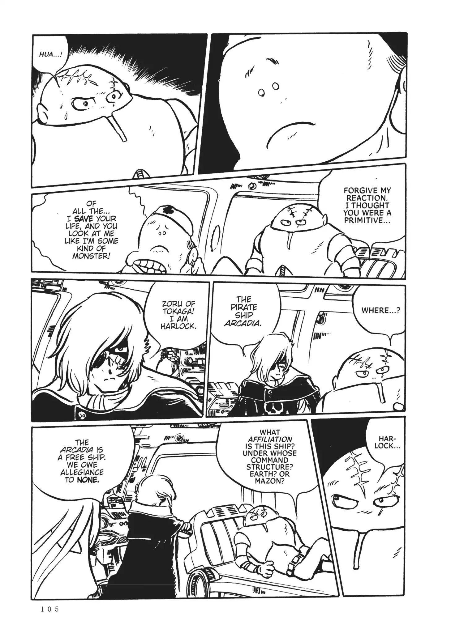 Uchuu Kaizoku Captain Harlock - Vol.2 Chapter 21