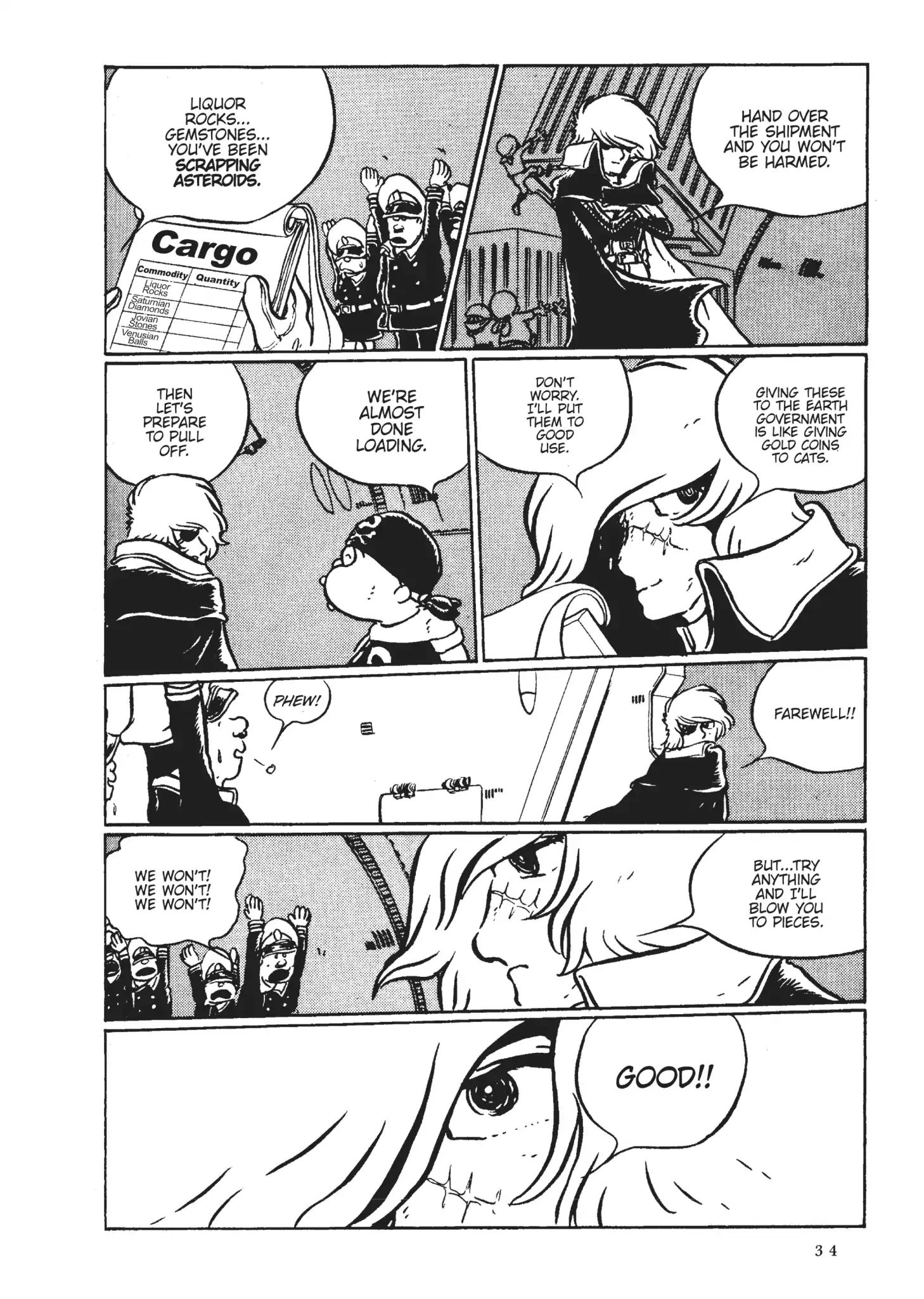 Uchuu Kaizoku Captain Harlock - Vol.1 Chapter 2