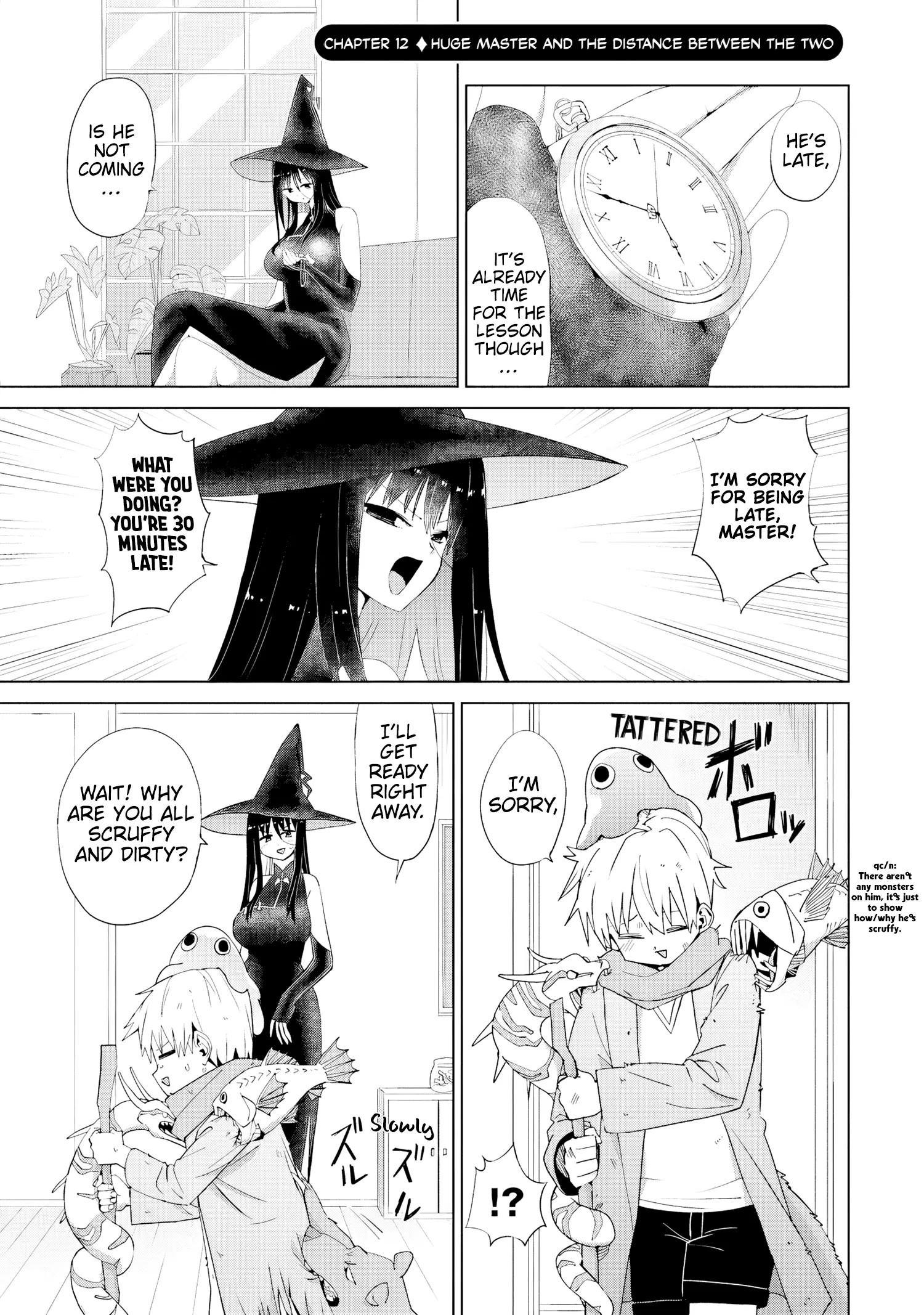 Mahou To Boku To Dekkai Shishou - Chapter 12: A Huge Master And The Difference Between The Two.