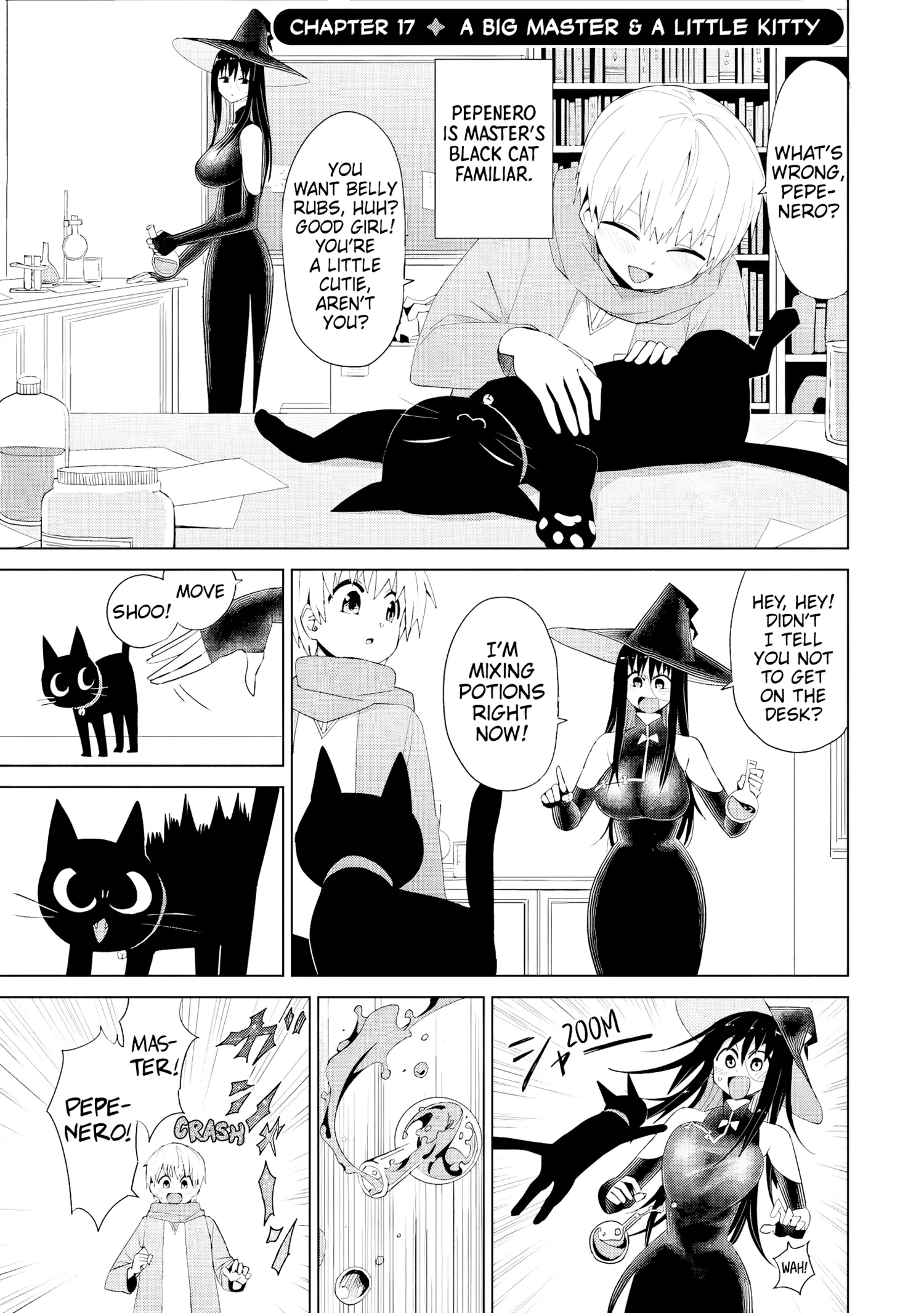 Mahou To Boku To Dekkai Shishou - Vol.1 Chapter 17: A Big Master & A Little Kitty.