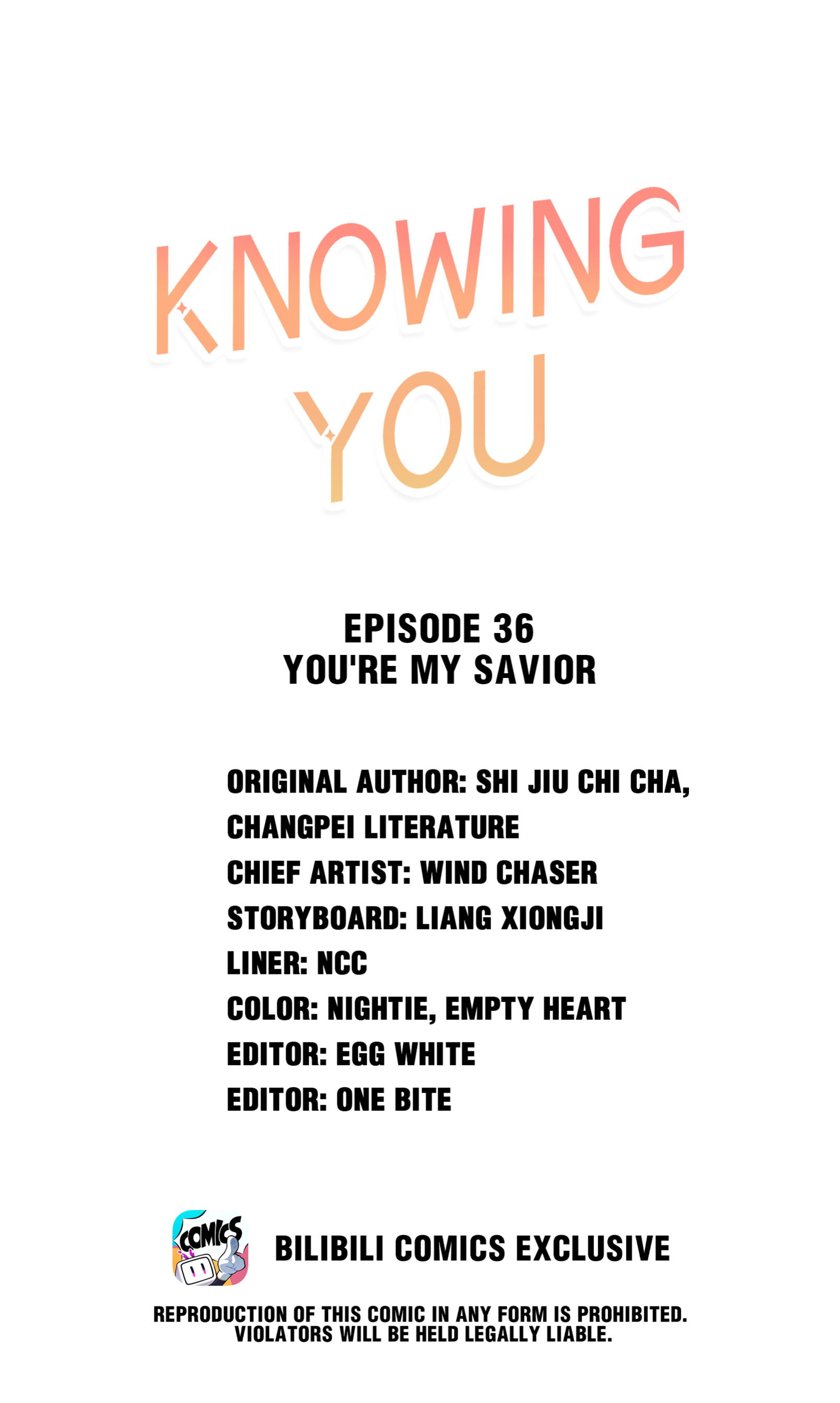 Knowing You - Chapter 36: You're My Savior