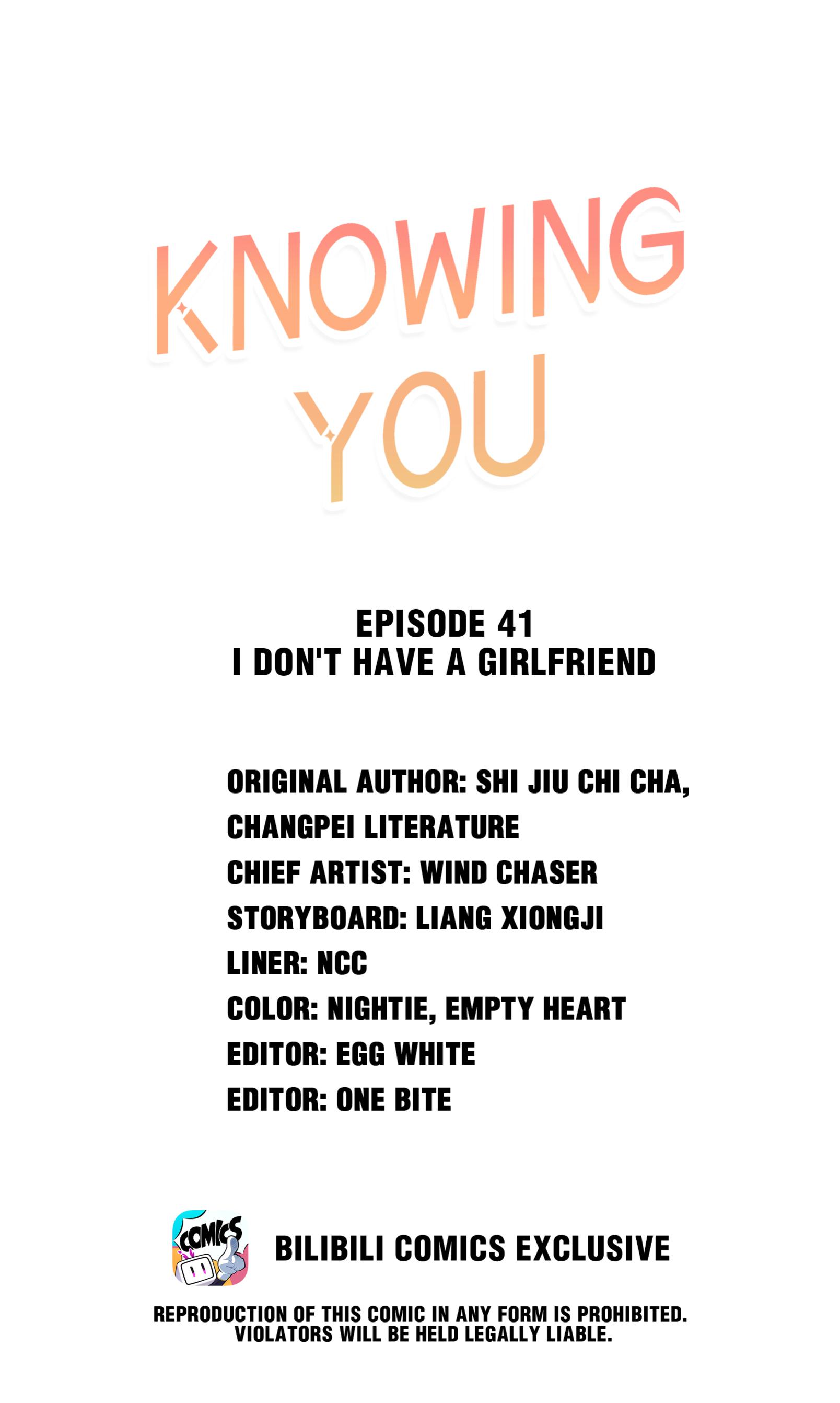 Knowing You - Chapter 41: I Don't Have A Girlfriend