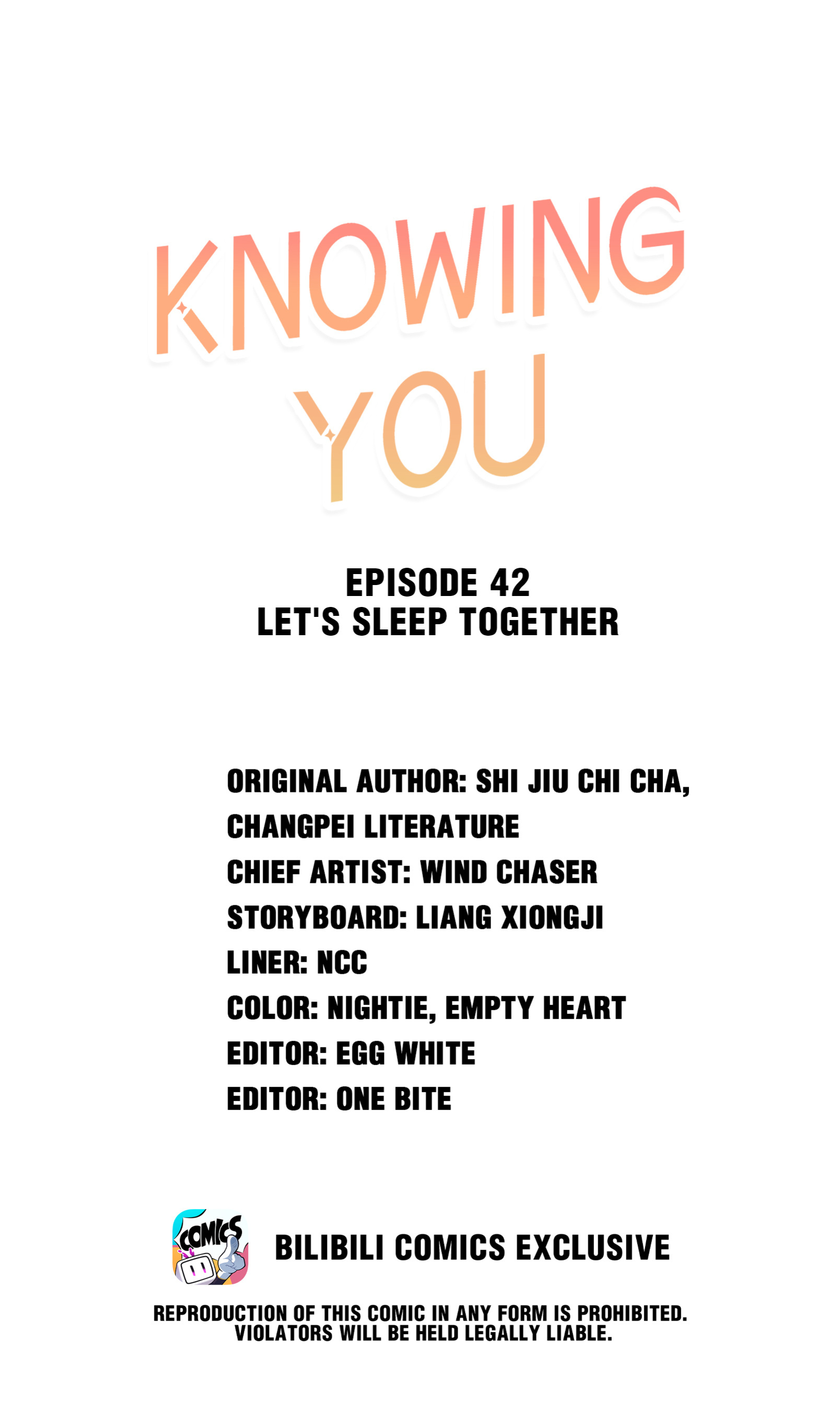 Knowing You - Chapter 42: Let's Sleep Together