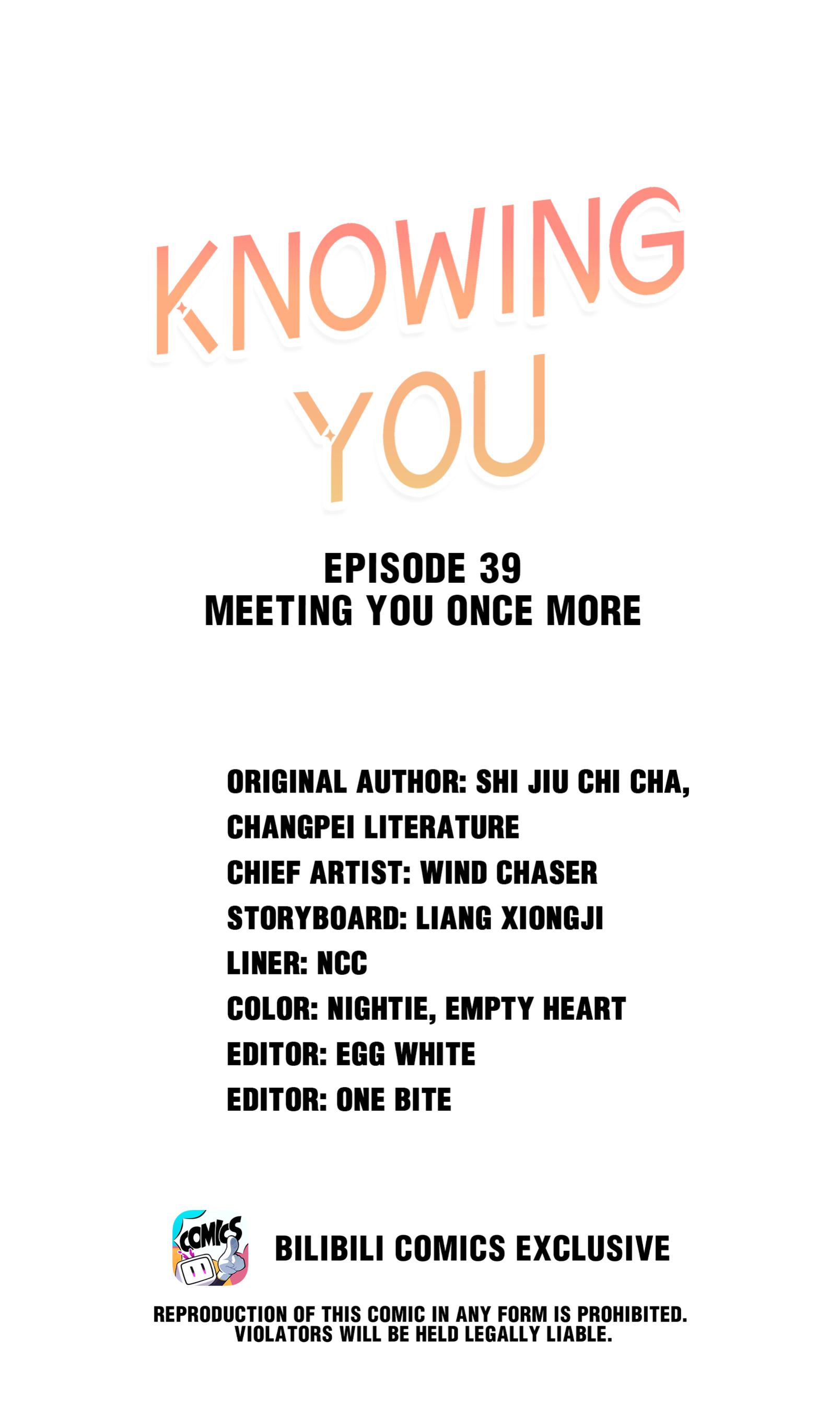 Knowing You - Chapter 39: Meeting You Once More