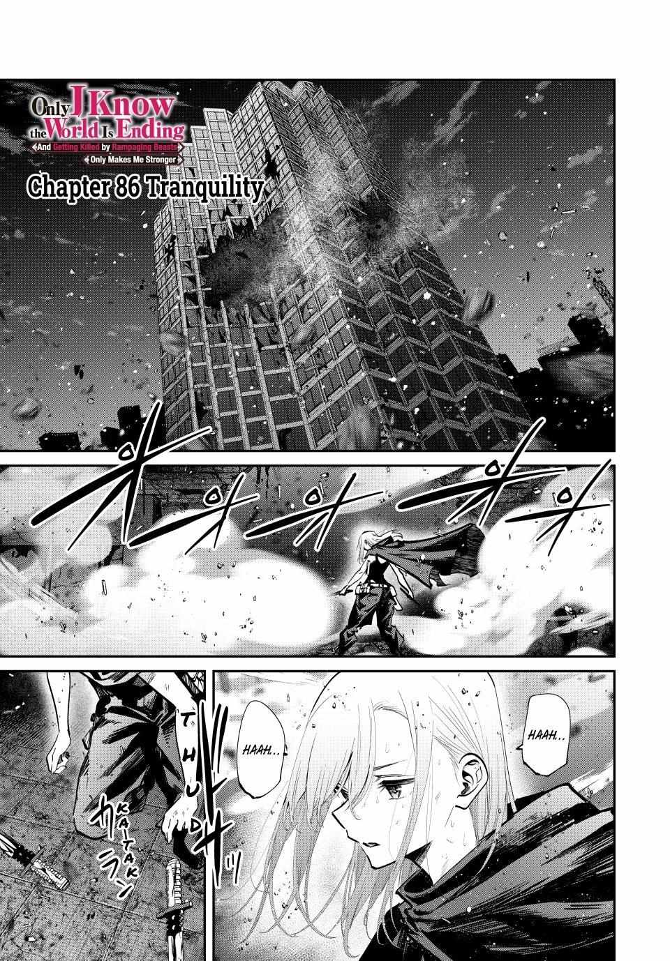 Only I Know The World Is Ending And Getting Killed By Rampaging Beasts Only Makes Me Stronger - Chapter 86