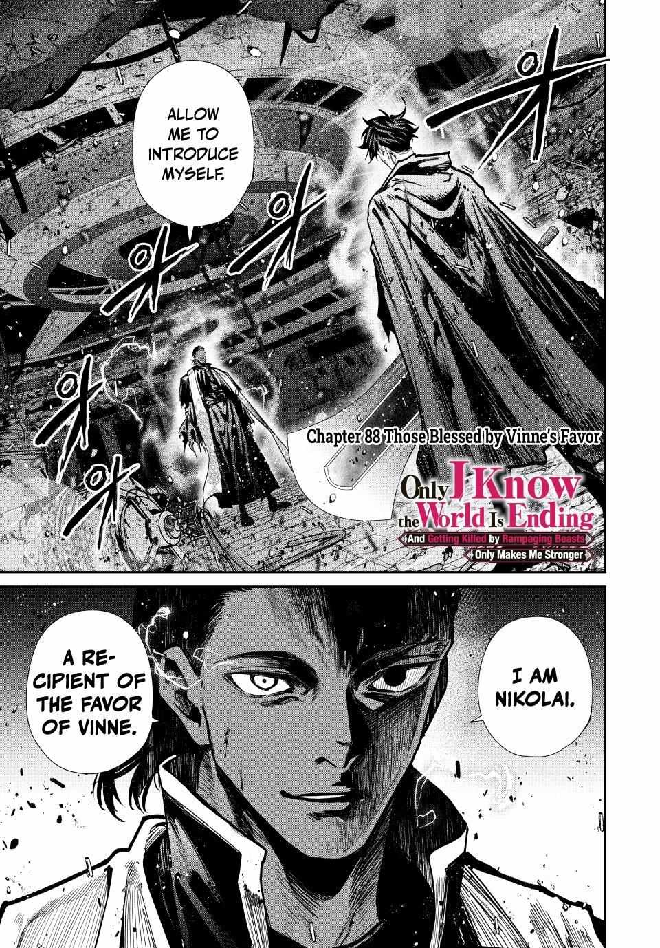 Only I Know The World Is Ending And Getting Killed By Rampaging Beasts Only Makes Me Stronger - Chapter 88