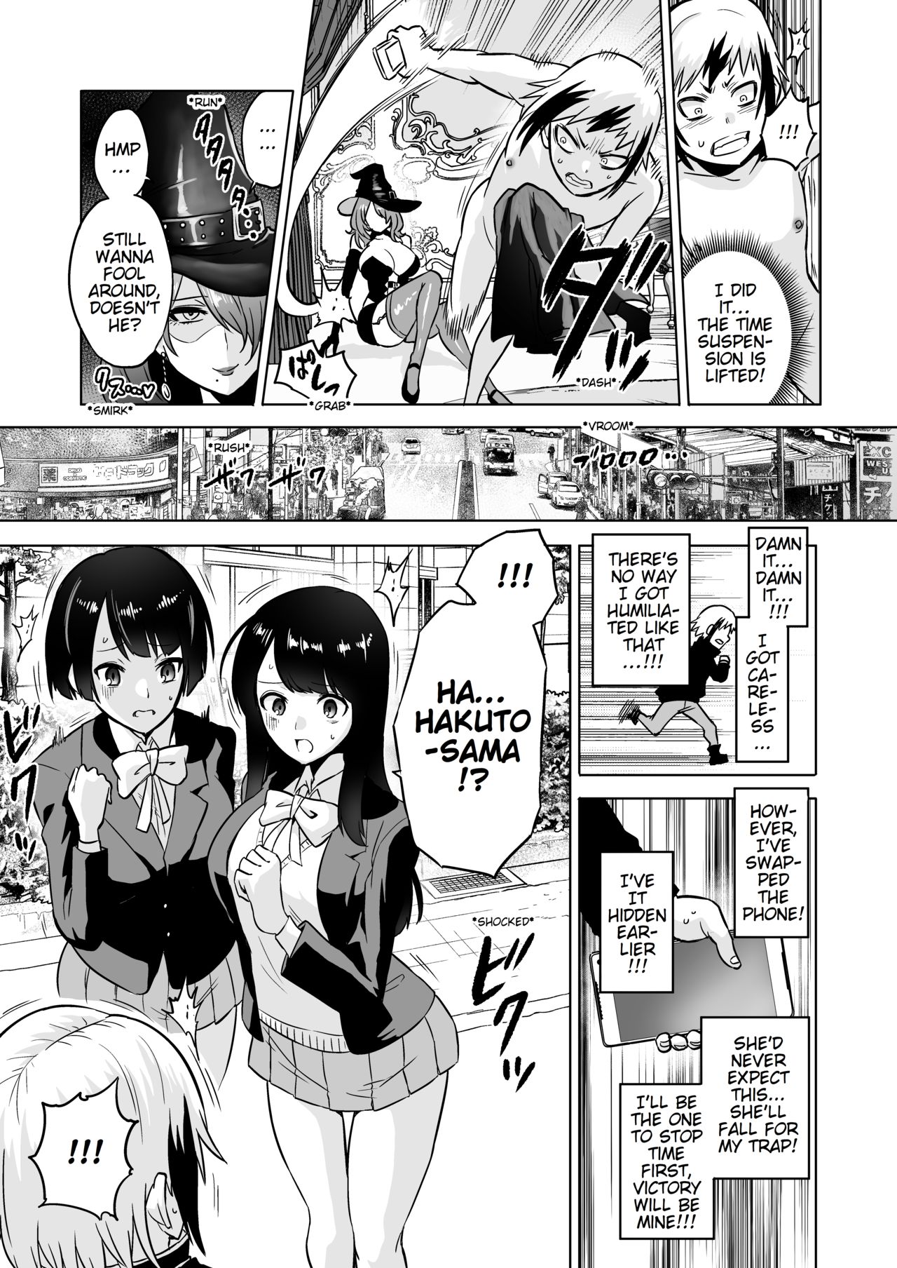 Jikan No Majo ~Eroi Onee-San Ni Jikan Teishi Sarete Iroiro Sarechau Ohanashi~ - Chapter 3