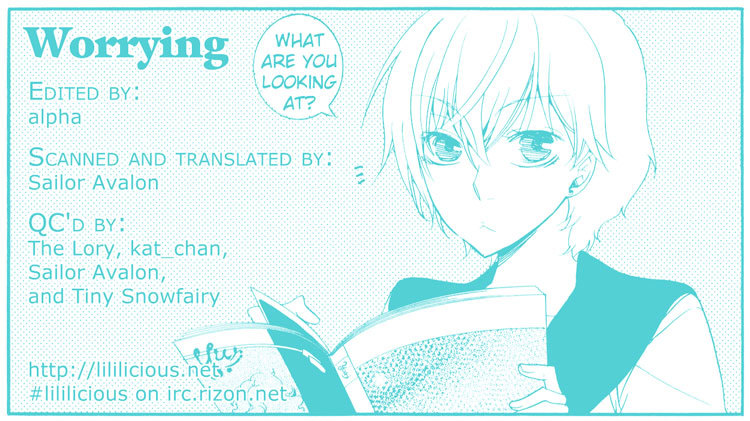 Love Flicker - Chapter 6.1 : Worrying (From Sayuri-Hime 5)