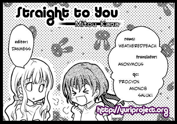 Yuri Hime Collection - Vol.28 Chapter 8 : Straight To You