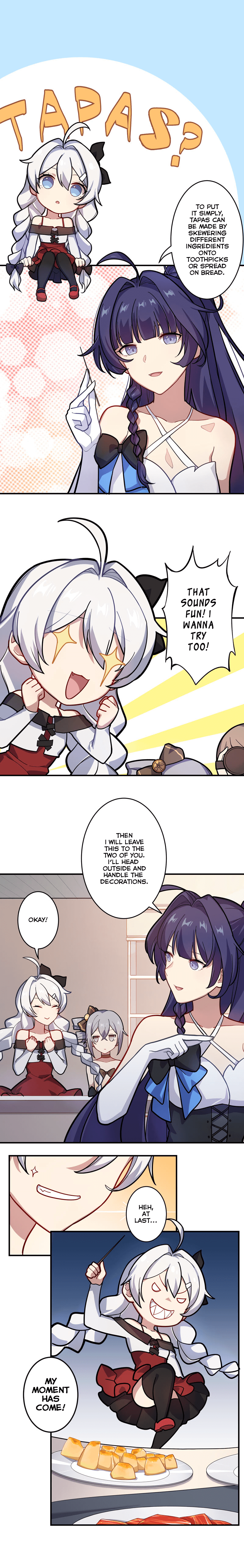 Honkai Impact 3 - Valkyries' Dining Escapades - Chapter 10: The Tapas That Follow Your Heart S Desires