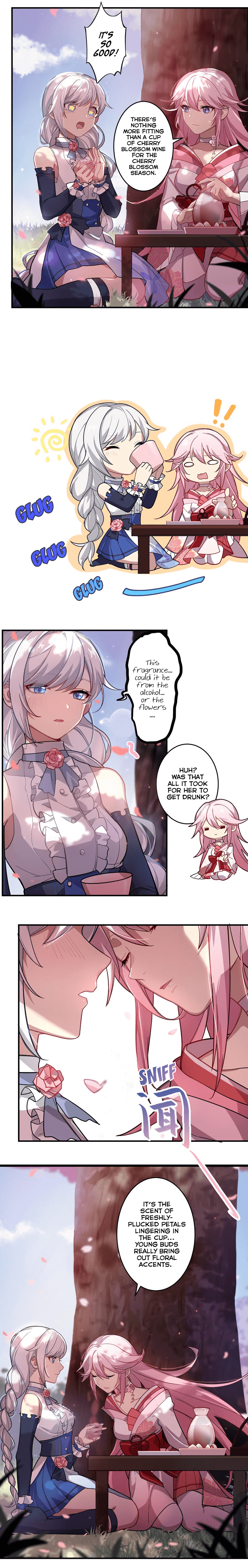 Honkai Impact 3 - Valkyries' Dining Escapades - Chapter 8: Cherry Blossom Wine At Omagatoki