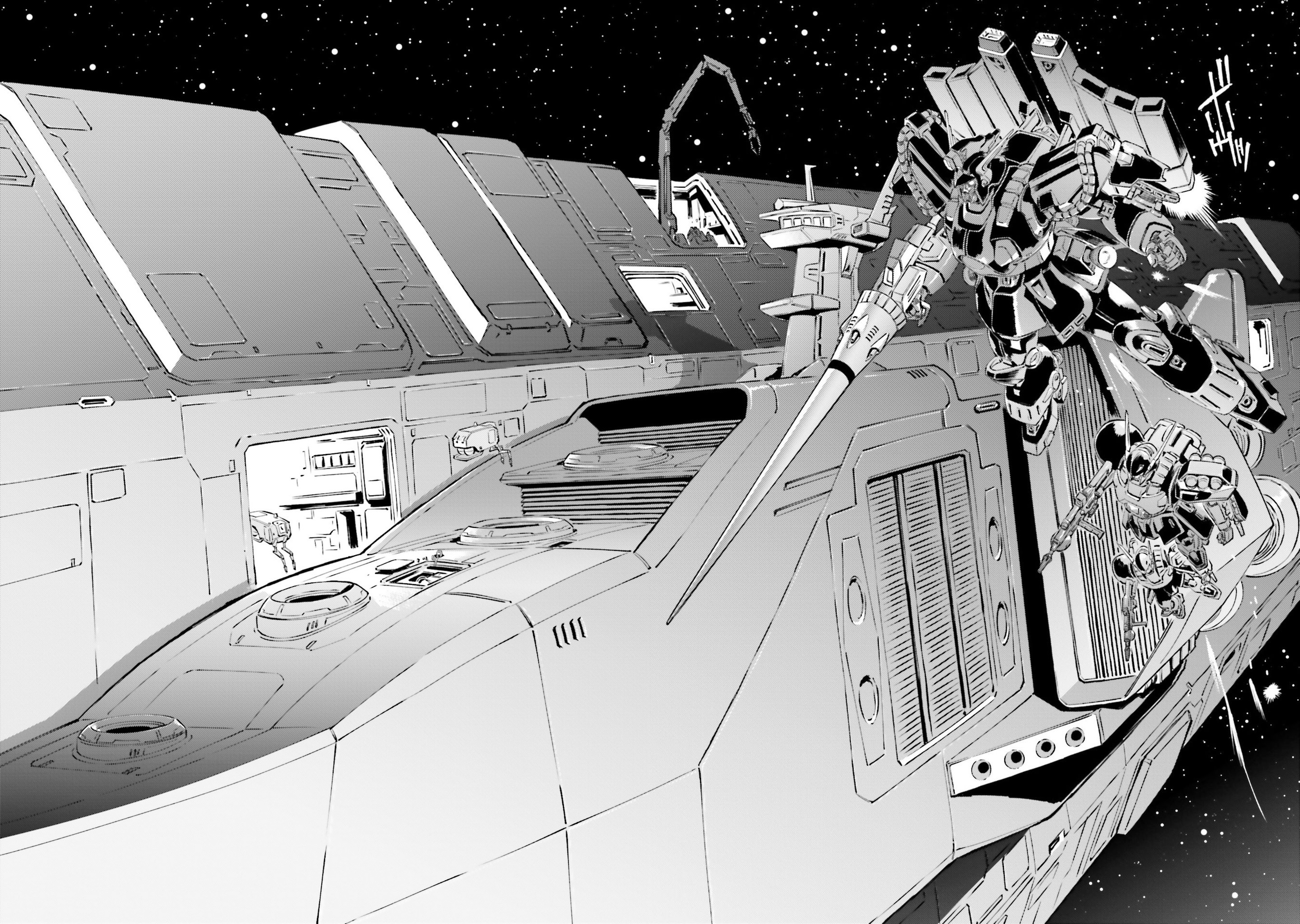 Mobile Suit Gundam F91 Prequel - Vol.1 Chapter 3: The Flagship Zamouth-Garr