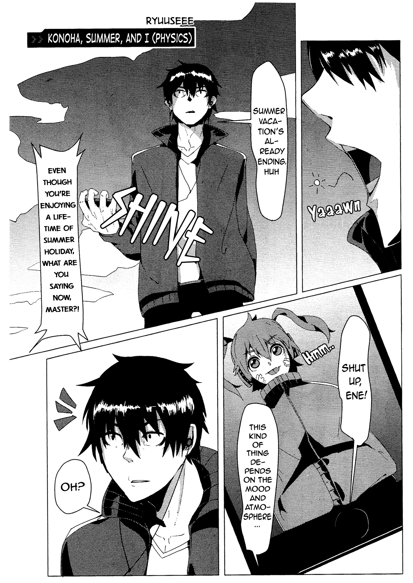 Kagerou Daze Official Anthology Comic -Summer- - Vol.1 Chapter 12 : Konoha, Summer, And I (Physics) By Ryuuseee