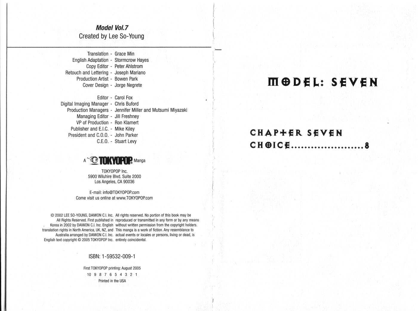 Model - Vol.7 Chapter 7 : Choice