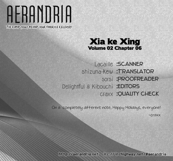 Xia Ke Xing - Vol.2 Chapter 6