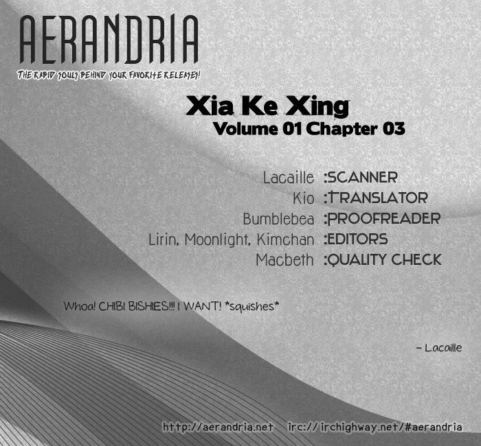 Xia Ke Xing - Vol.1 Chapter 3