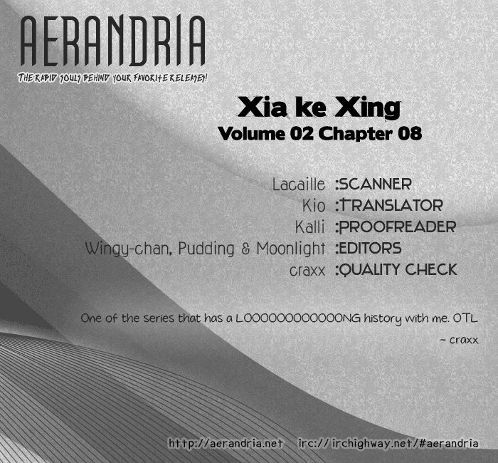 Xia Ke Xing - Vol.2 Chapter 8