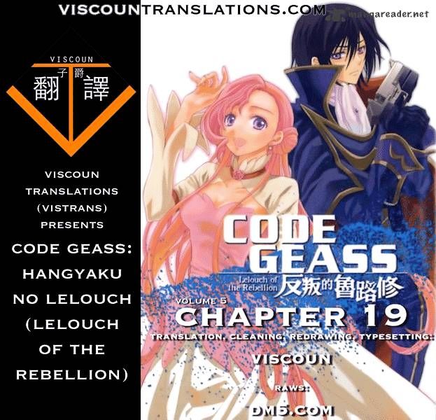 Code Geass: Lelouch Of The Rebellion - Chapter 19